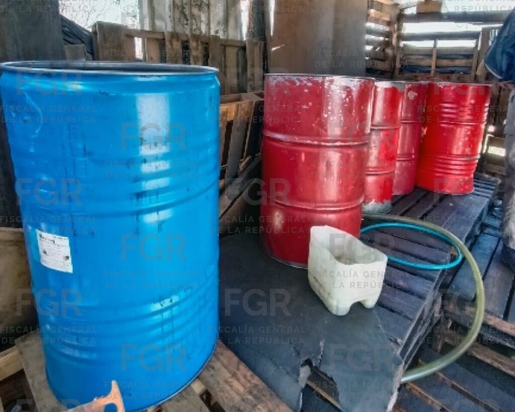 Aseguran más de 450 litros de hidrocarburo