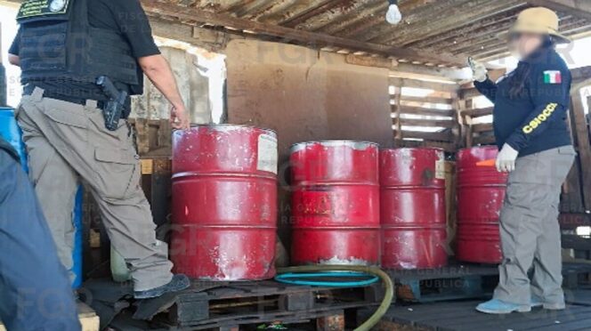 Aseguran más de 450 litros de hidrocarburo