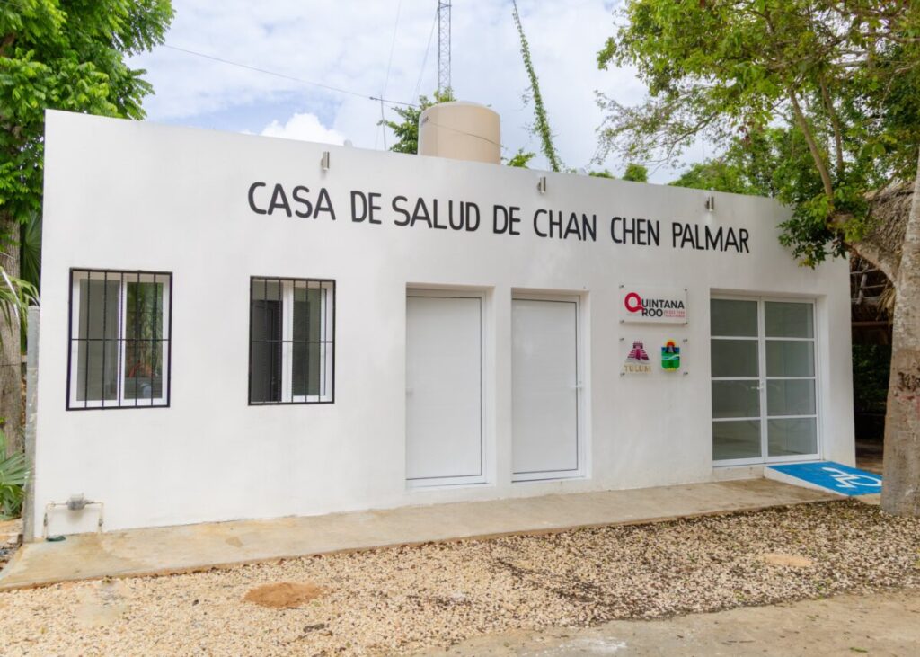 Rehabilita Diego Castañon casa de salud de Chanchén Palmar para fortalecer la atención médica en la zona maya