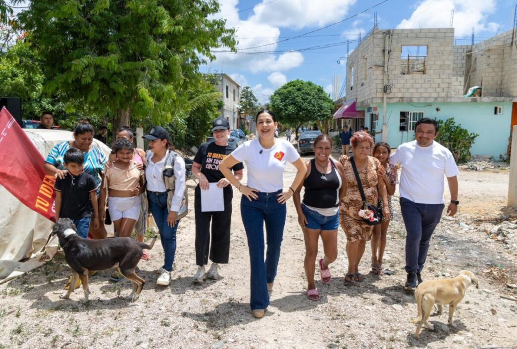 Estefanía Mercado encabeza jornada de “Tu identidad sin tanto choro” en la colonia Nueva Esperanza