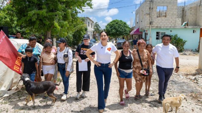 Estefanía Mercado encabeza jornada de “Tu identidad sin tanto choro” en la colonia Nueva Esperanza