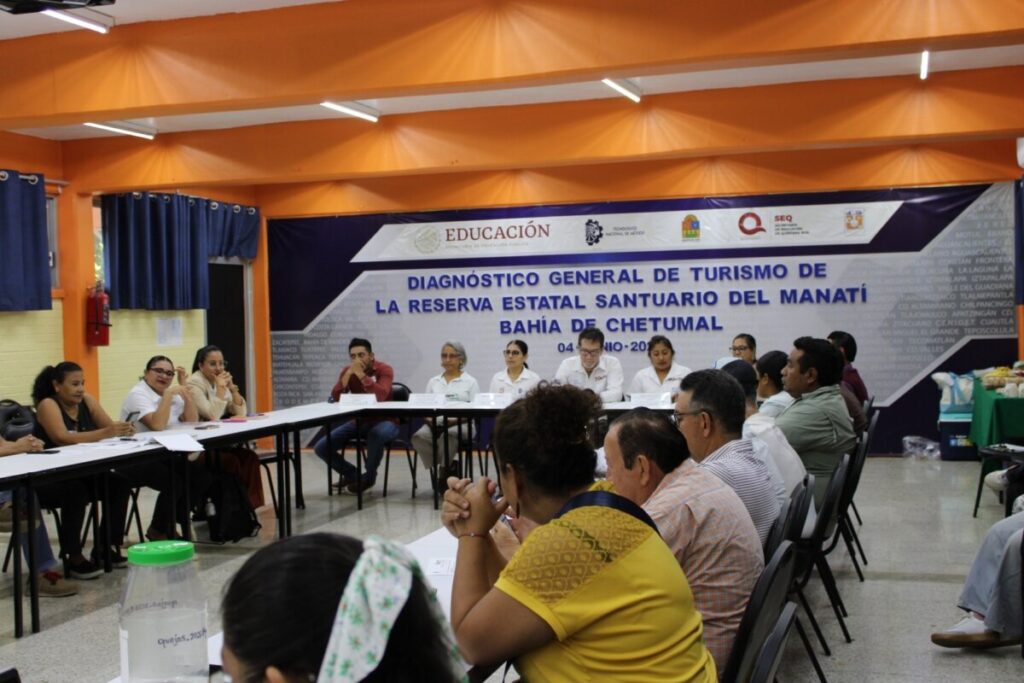 Realiza IBANQROO primer Taller de Diagnóstico Participativo de Turismo en la Reserva Estatal Santuario del Manatí Bahía de Chetumal