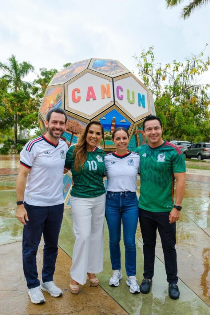Invita Mara Lezama a vivir la fiesta mundialista en familia con los Fut Fest del Caribe Mexicano