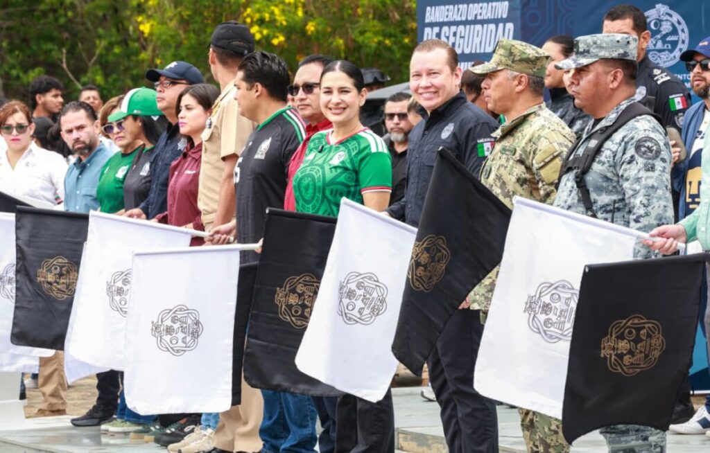 Estefanía Mercado pone en marcha el Operativo de Seguridad Verano Mundialista 2026 en Playa del Carmen