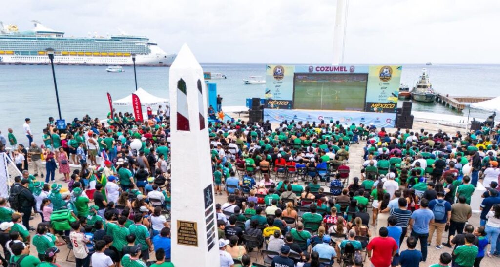 Entre porras, alegría y orgullo mexicano, arranca el Isla Cozumel Fut Fest 2026