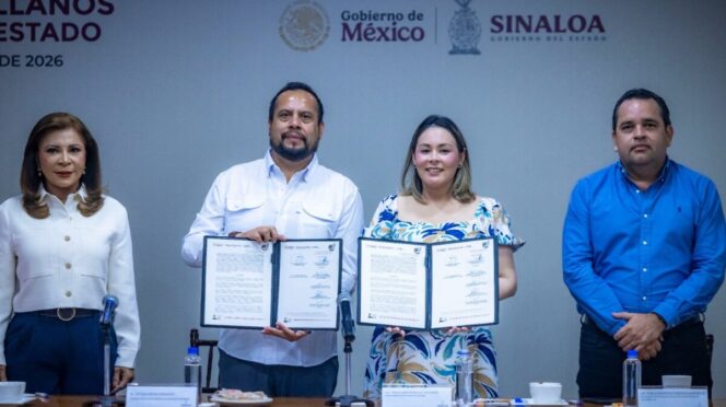 Gobernadora Yeraldine firmó convenio con la Universidad Nacional Rosario Castellanos