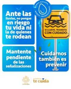 Guadalajara lanza campaña contra inundaciones