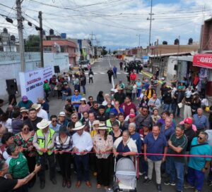 Repavimentan en Ecatepec vialidad de 1.5 km que cruza 4 comunidades