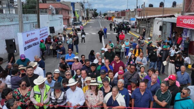 Repavimentan en Ecatepec vialidad de 1.5 km que cruza 4 comunidades