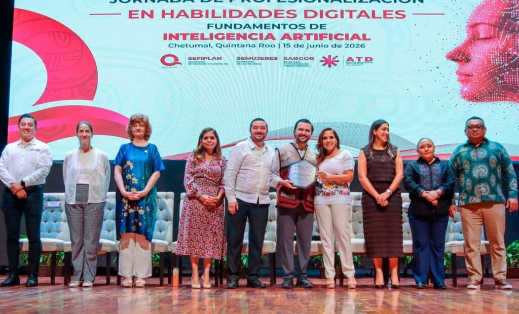 Se capacitan en Inteligencia Artificial a más de 500 servidores públicos de Quintana Roo: Mara Lezama