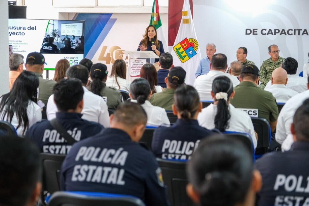 Fortalece Mara Lezama capacidades institucionales para combatir la extorsión en Quintana Roo