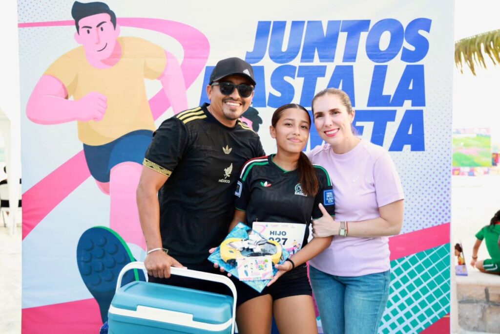 Carrera del Día del Padre reúne a familias de Isla Mujeres en una tarde de convivencia y activación física