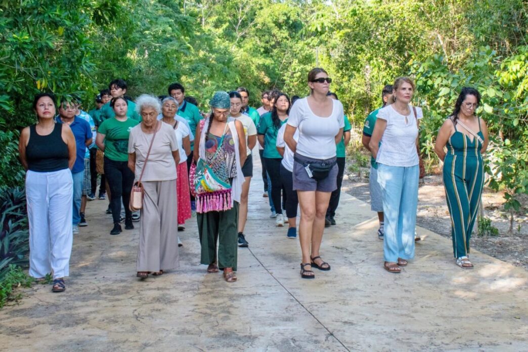 Estudiantes del CONALEP participaron en una experiencia de contacto con la naturaleza en el Parque Urbano Corazón