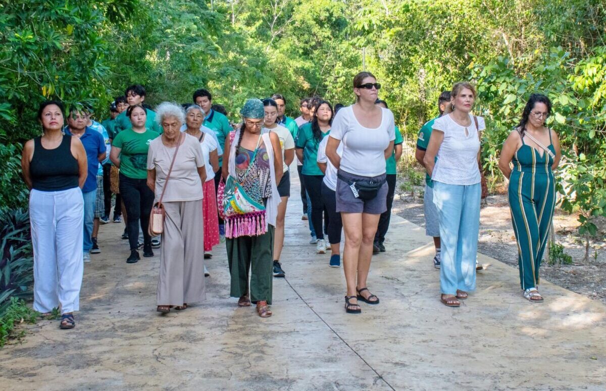 Estudiantes del CONALEP participaron en una experiencia de contacto con la naturaleza en el Parque Urbano Corazón
