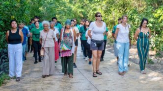 Estudiantes del CONALEP participaron en una experiencia de contacto con la naturaleza en el Parque Urbano Corazón