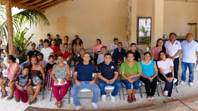 Gobierno de Diego Castañon fortalece el diálogo directo con las Comunidades de Manuel Antonio y Francisco Uh May