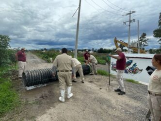 Retiran tapón que ponía en riesgo Villa Fontana