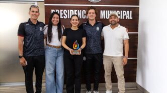Estefanía Mercado recibe a medallistas playenses de la Olimpiada Nacional CONADE 2026