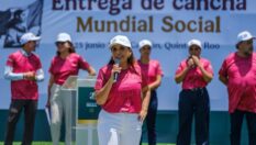 Inaugura Mara Lezama las 46 canchas y multicanchas del Mundial Social 2026 en los 11 municipios de Quintana Roo