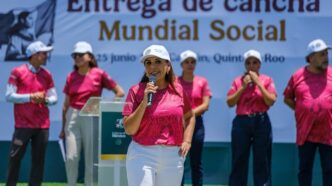 Inaugura Mara Lezama las 46 canchas y multicanchas del Mundial Social 2026 en los 11 municipios de Quintana Roo