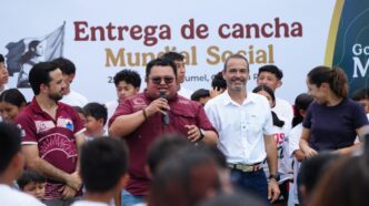 Mara Lezama y Chacón inauguran tres nuevas canchas de fútbol 5 en la isla como parte del programa Mundial Social 2026