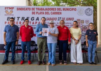 Gobierno de Playa del Carmen fortalece los derechos laborales de trabajadores del Ayuntamiento