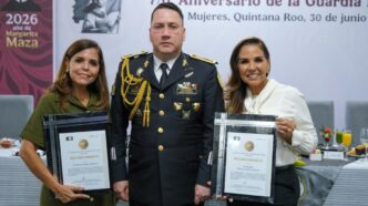 Reconoce Mara Lezama la entrega de la Guardia Nacional al servicio del pueblo en su séptimo aniversario