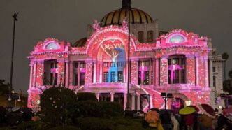 “México, Ciudad que Baila”: Bellas Artes se convirtió en lienzo de luz con videomapping gratuito