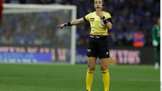 Katia Itzel García árbitra del Mundial: Sheinbaum celebra histórico nombramiento