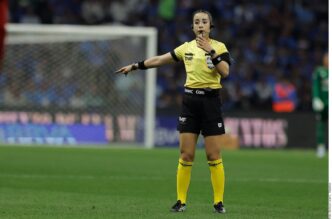 Katia Itzel García árbitra del Mundial: Sheinbaum celebra histórico nombramiento