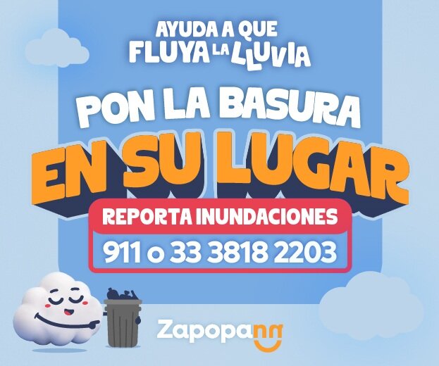 Ayuda a que fluya la lluvia - Gobierno Municipal de Zapopan