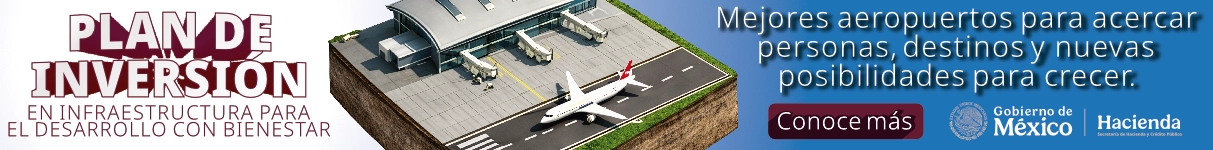 SHCP Plan de inversión - Mejores aeropuertos
