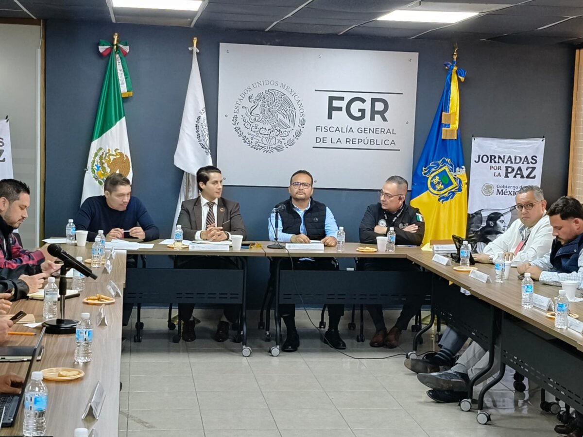 FGR refuerza coordinación por la seguridad en Jalisco