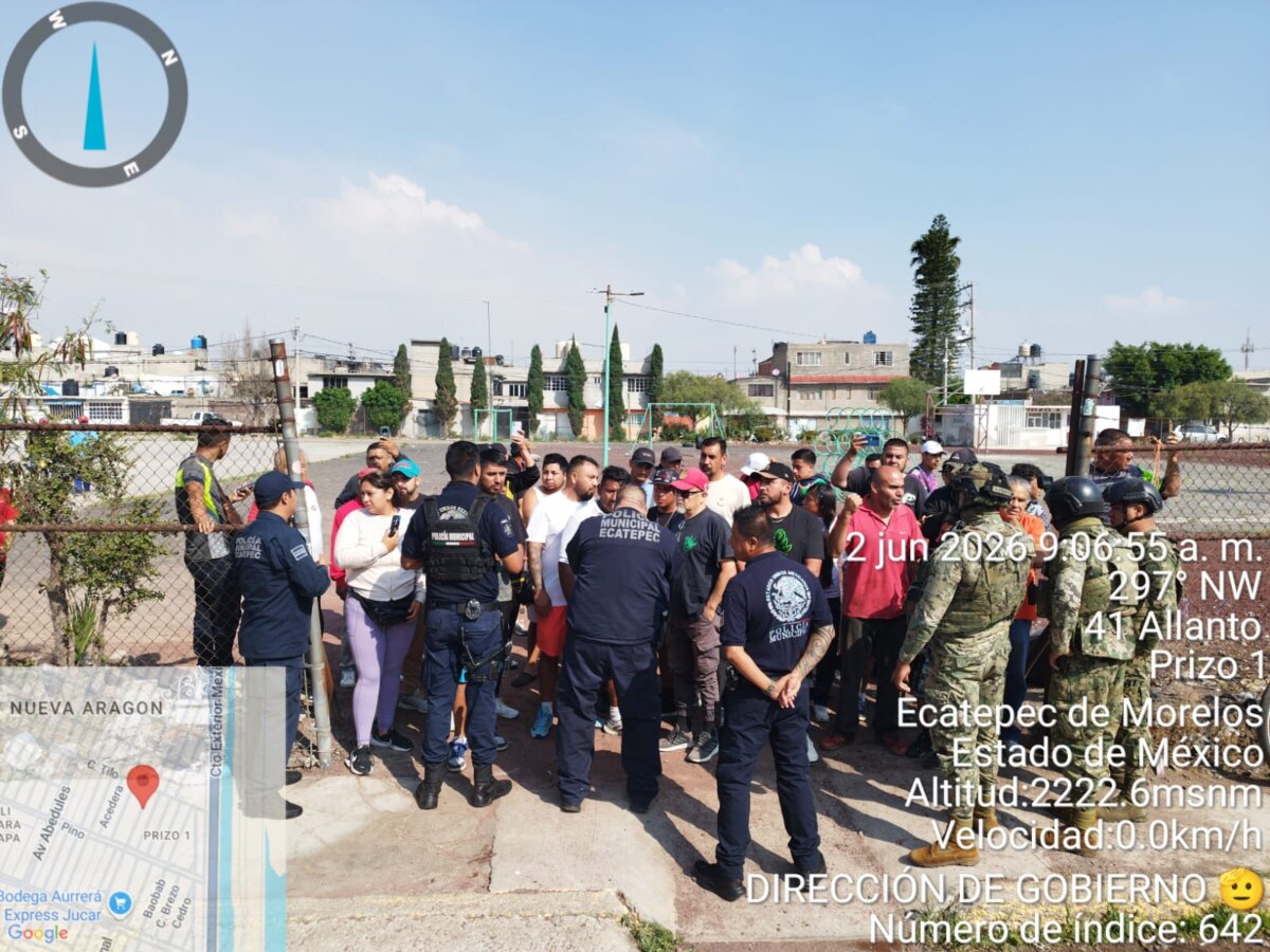 Inician en Ecatepec rescate del deportivo de la colonia Prizo I