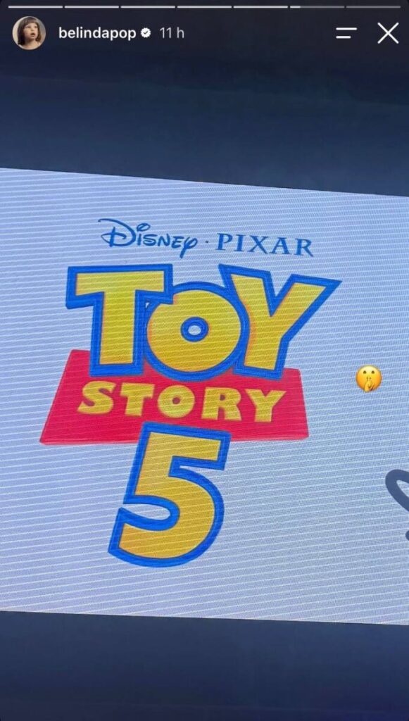 Belinda podría formar parte de “Toy Story 5”