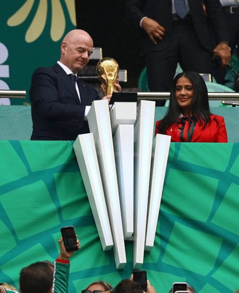 La sorpresa de Salma Hayek en el Mundial