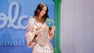 Belinda en la premiere de “Toy Story 5”