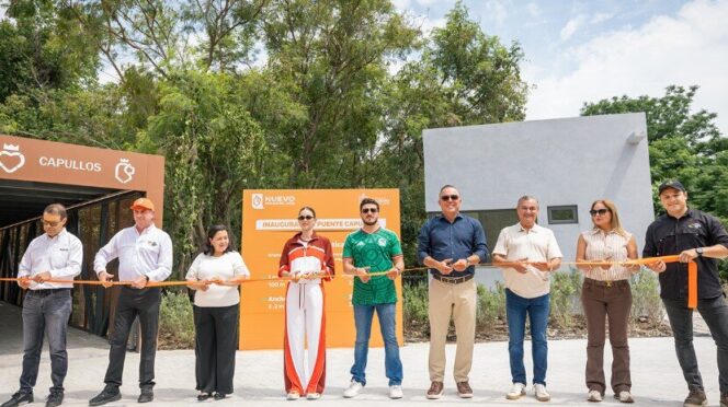 Puente Capullos conecta a familias y espacios de Guadalupe