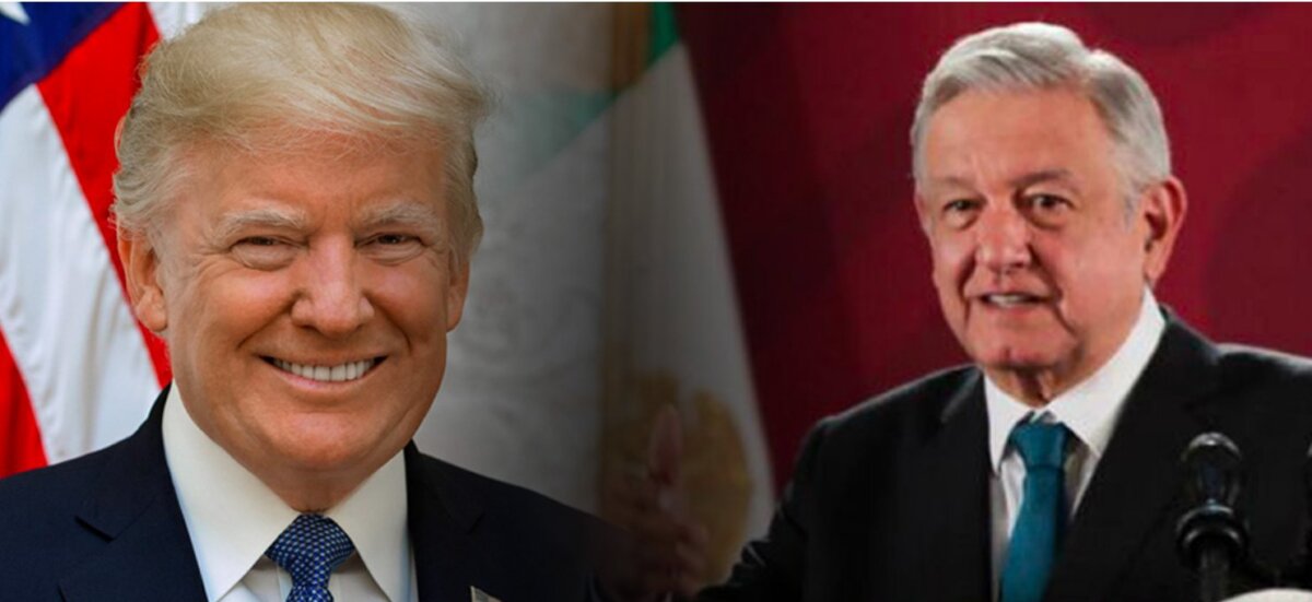 Reaparece AMLO y pide “regrese el otro Trump”