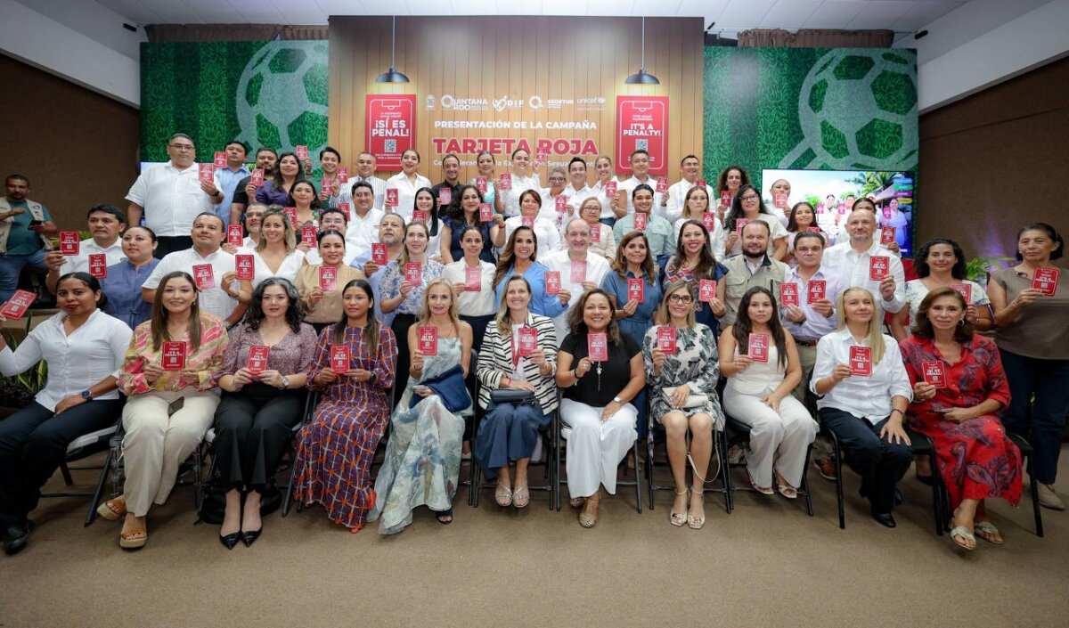 Se suma Ana Paty Peralta al lanzamiento de la campaña “Tarjeta Roja: Cero Tolerancia a la Explotación Sexual Infantil”