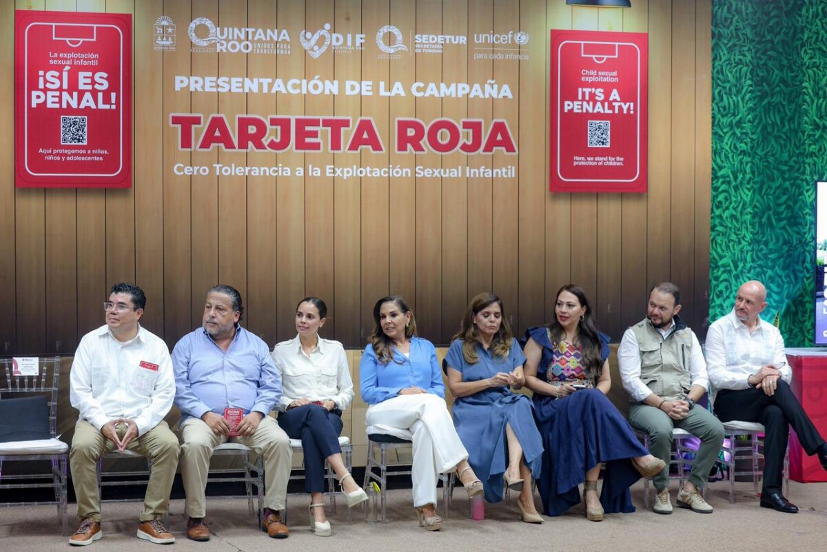 Se suma Ana Paty Peralta al lanzamiento de la campaña “Tarjeta Roja: Cero Tolerancia a la Explotación Sexual Infantil”