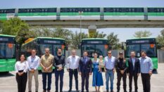 Llegan 100 nuevos camiones para Nuevo León