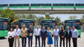 Llegan 100 nuevos camiones para Nuevo León