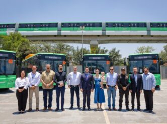 Llegan 100 nuevos camiones para Nuevo León