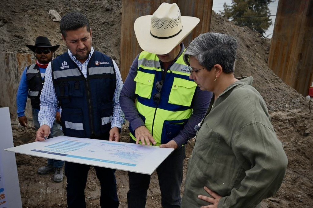 Supervisan obras clave para mejorar el agua en Guadalajara