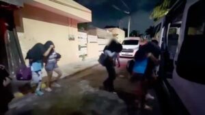 Resguardan Fiscalía del Estado y Guardia Nacional a 17 mujeres probables víctimas de trata de personas en Othón P. Blanco