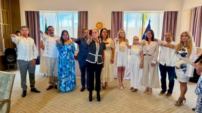 Rotarios de Cancún tienen nueva dirigencia