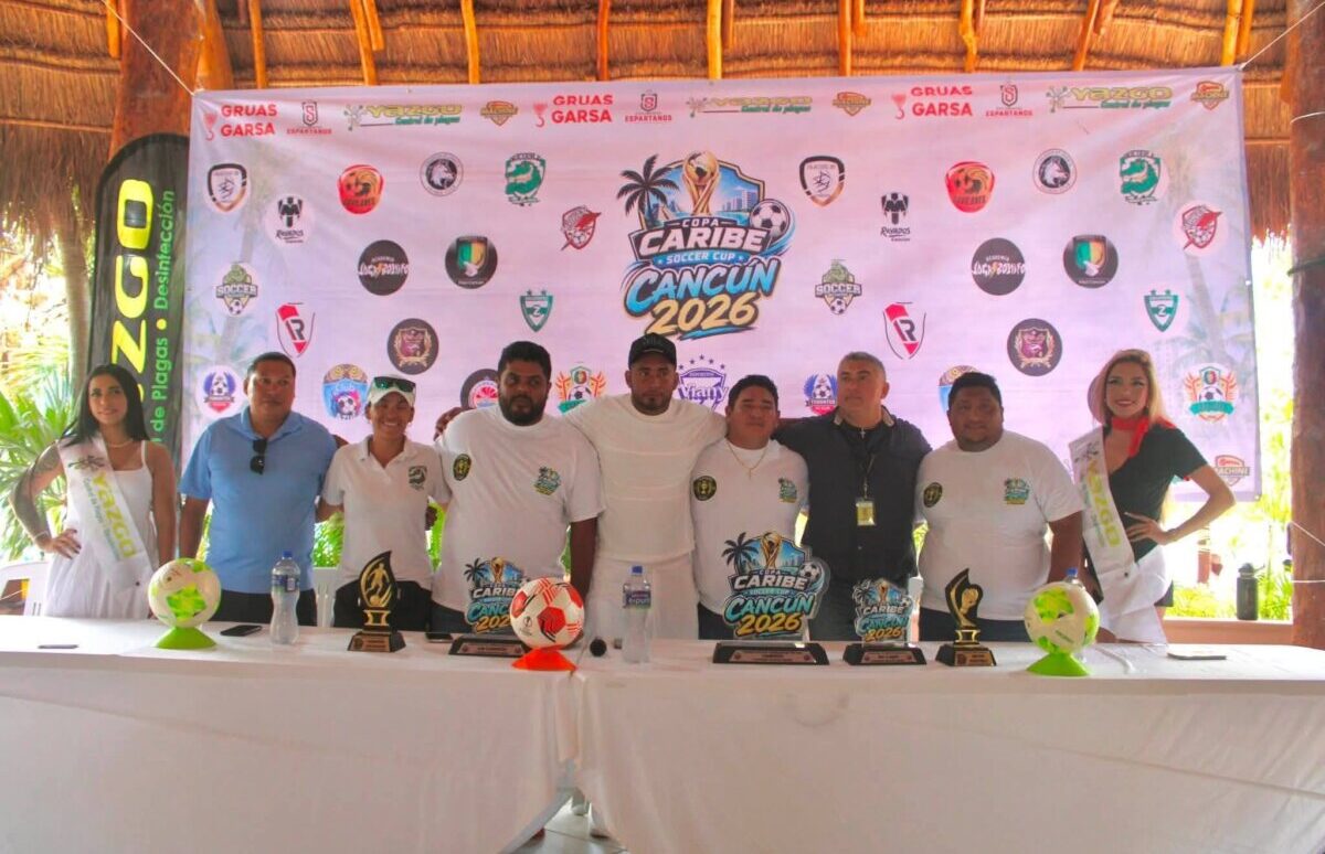 La emoción del futbol no terminan; presentan IX edición “Caribe Soccer Cup Cancún 2026”