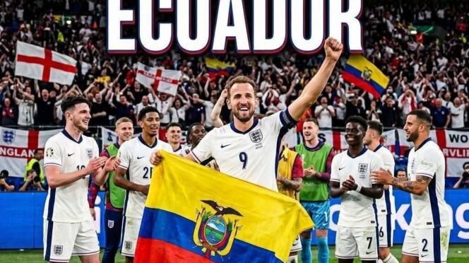 Aficionados y prensa en Ecuador hicieron suya victoria inglesa sobre México