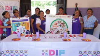 DIF Yucatán promueve alimentación saludable en comedores comunitarios de Tekantó